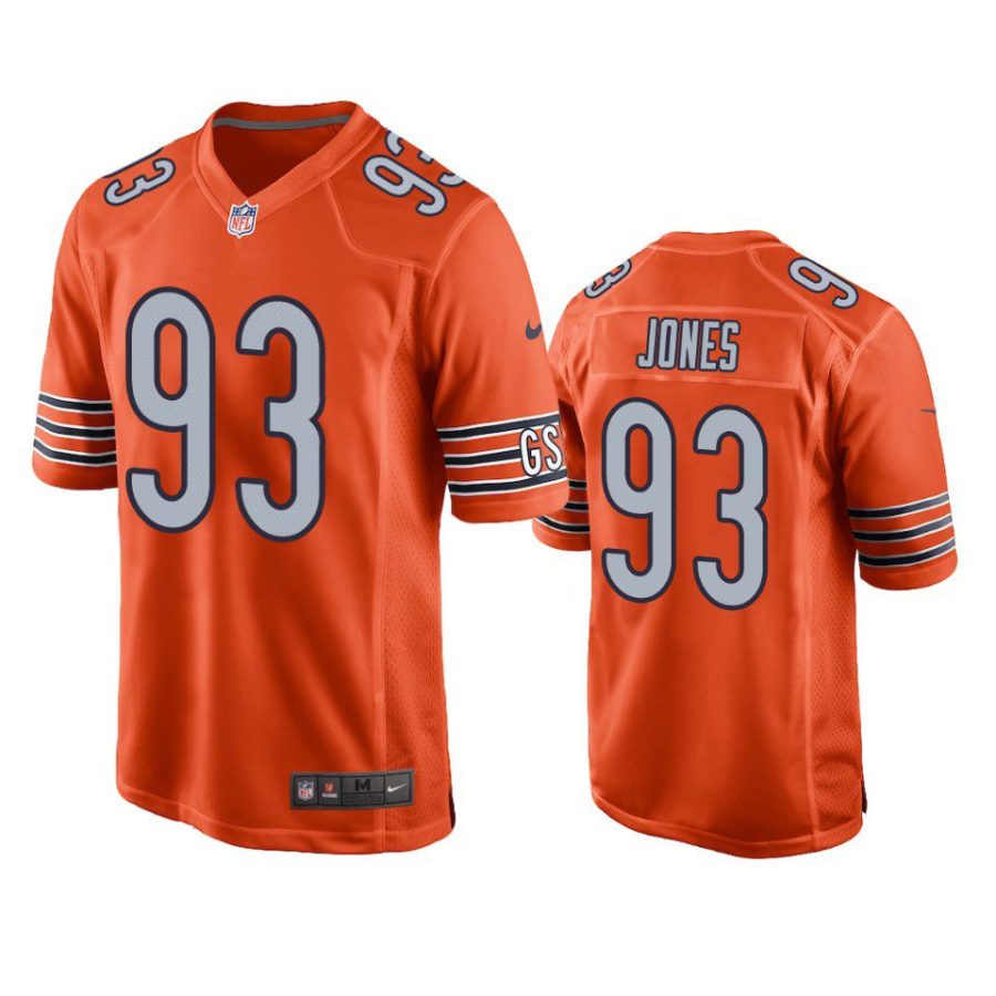 justin jones bears orange alternate game jersey