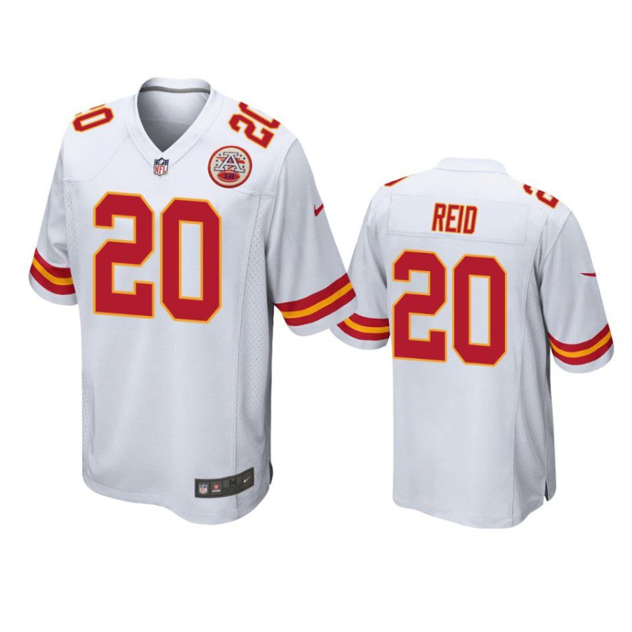 justin reid chiefs game white jersey