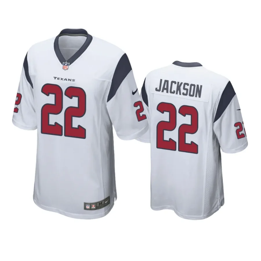 kareem jackson texans white game jersey