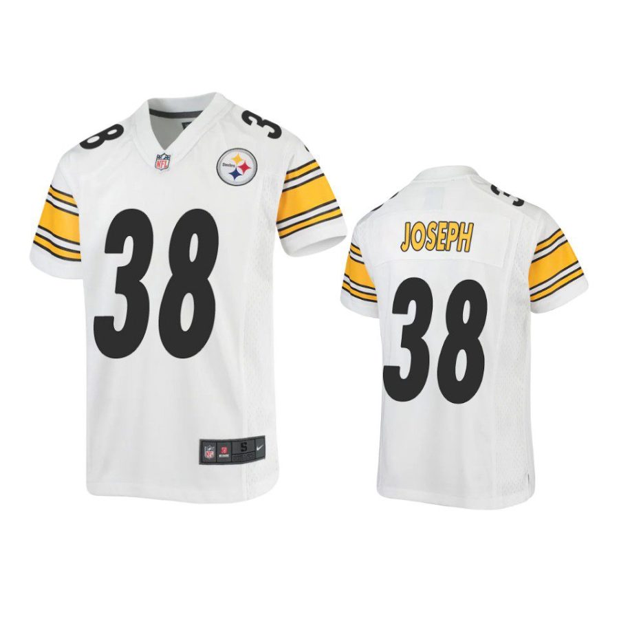 karl joseph game youth white jersey