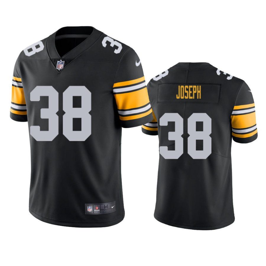 karl joseph steelers jersey black alternate vapor limited