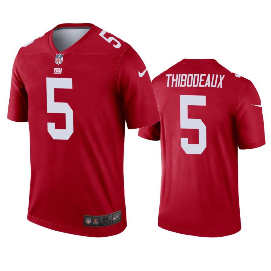 kayvon thibodeaux giants inverted legend red jersey