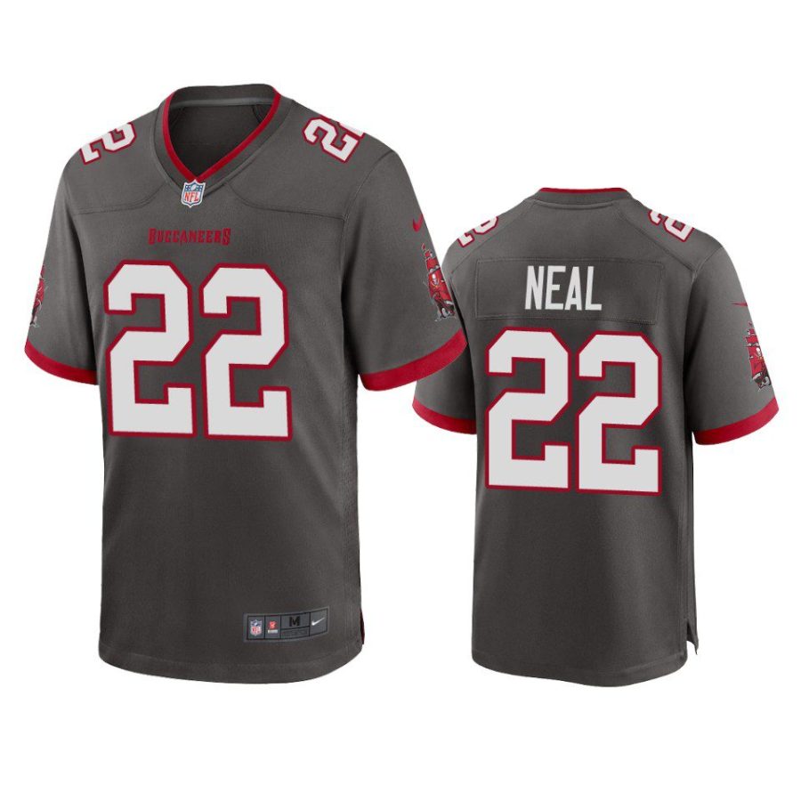 keanu neal buccaneers alternate game pewter jersey