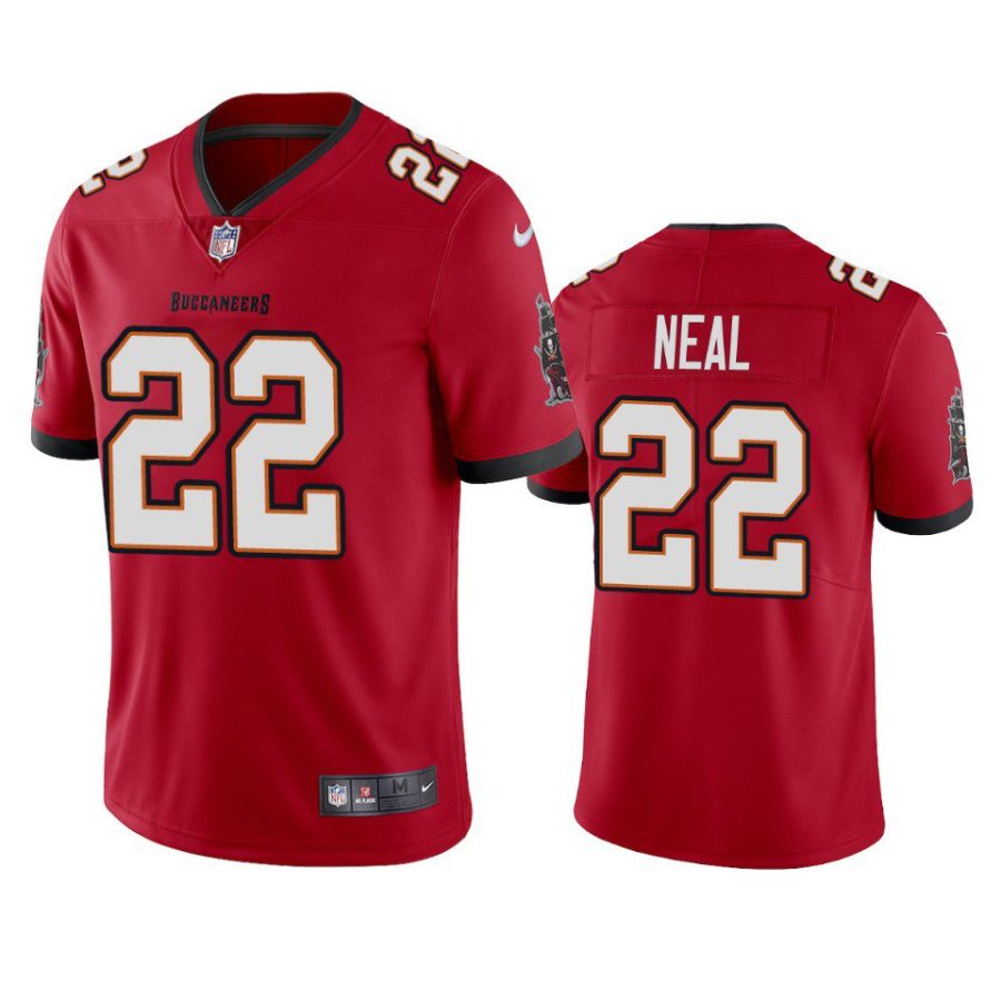 keanu neal buccaneers red vapor jersey