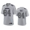 keelan cole raiders gray atmosphere fashion game jersey