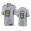 keenan allen chargers atmosphere fashion game gray jersey