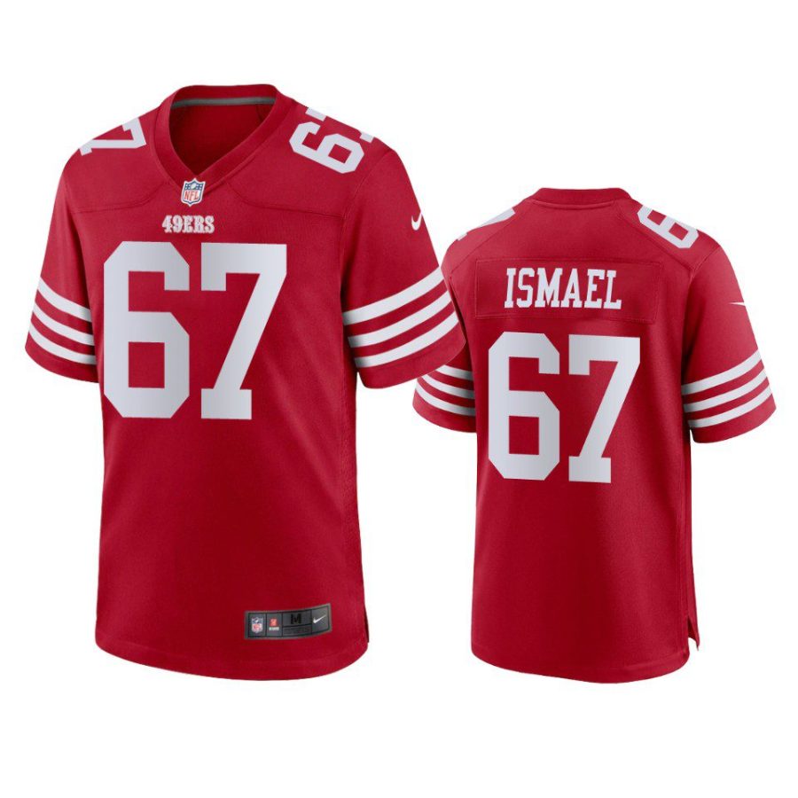 keith ismael 49ers scarlet game jersey