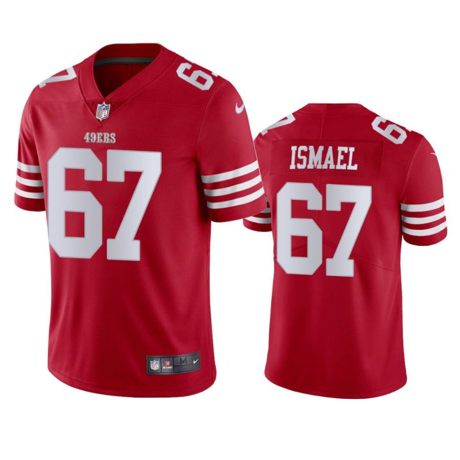 keith ismael 49ers scarlet vapor limited jersey