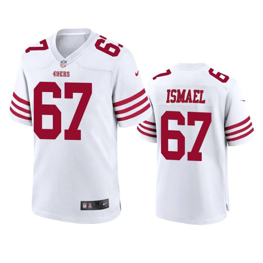 keith ismael 49ers white game jersey