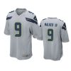 kenneth walker iii seahawks gray game jersey