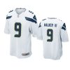 kenneth walker iii seahawks white game jersey