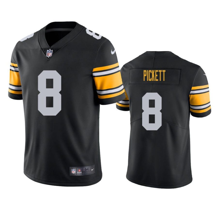 kenny pickett steelers alternate vapor limited black jersey