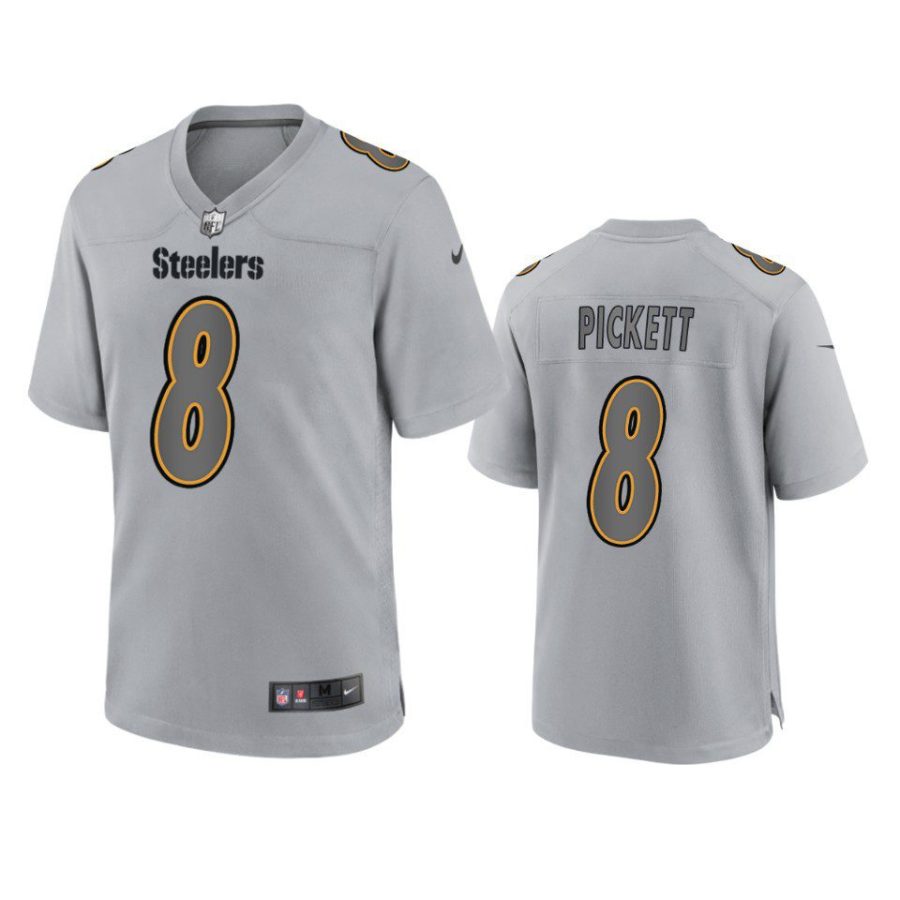 kenny pickett steelers gray atmosphere fashion game jersey