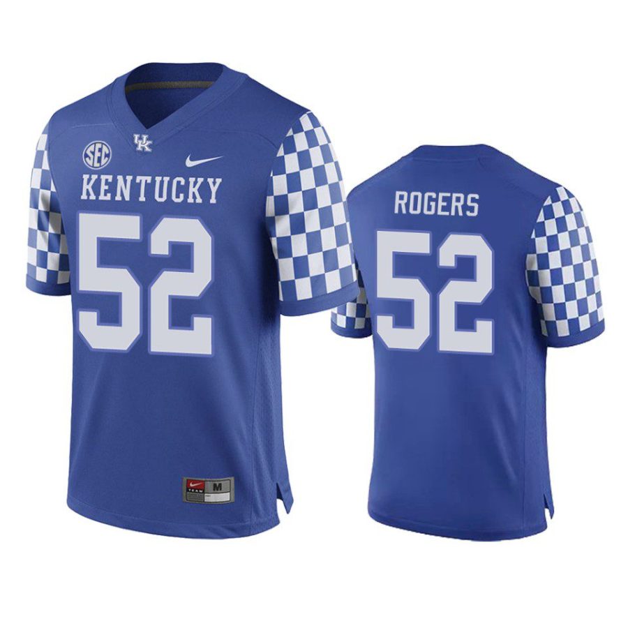 kentucky wildcats justin rogers royal replica jersey