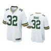 kenyan drake packers white game jersey