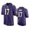 kenyan drake ravens purple game jersey