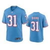 kevin byard titans light blue oilers throwback game jersey