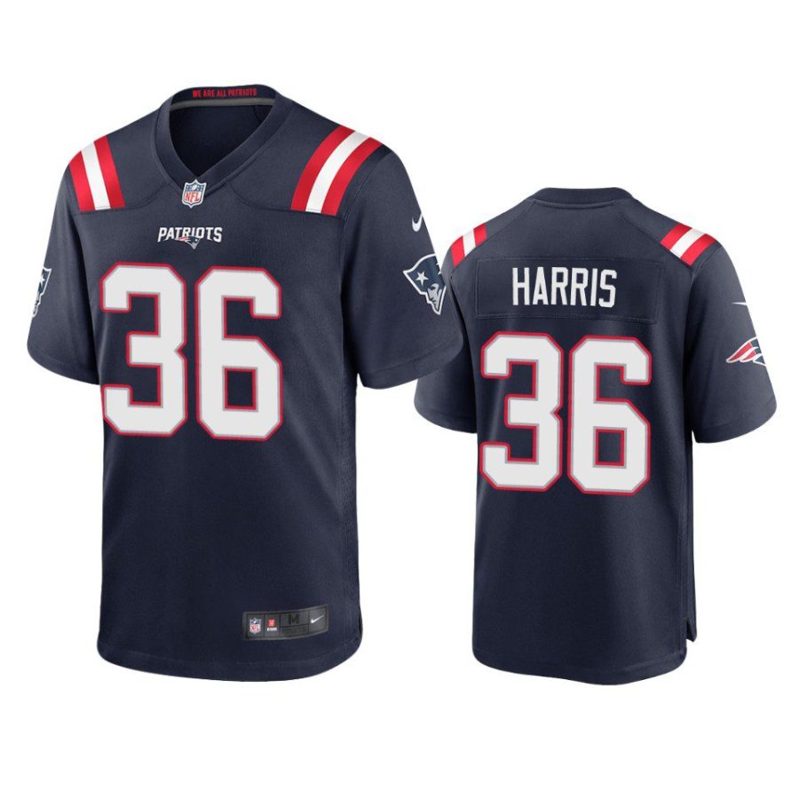 kevin harris patriots navy game jersey