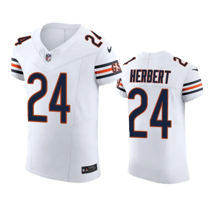 khalil herbert bears white vapor f.u.s.e. limited jersey