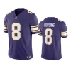 kirk cousins vikings classic f.u.s.e. limited purple jersey