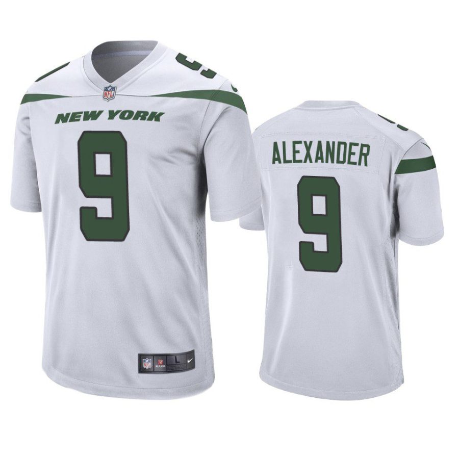 kwon alexander jets white game jersey