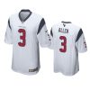 kyle allen texans game white jersey