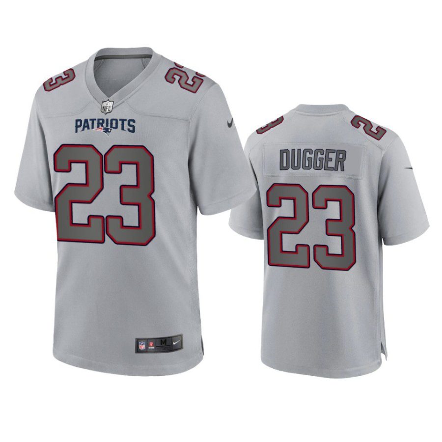 kyle dugger patriots atmosphere fashion game gray jersey