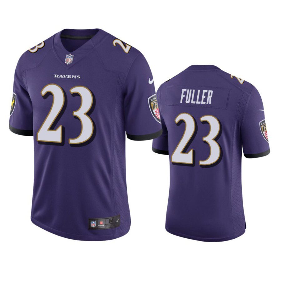 kyle fuller ravens jersey purple vapor limited