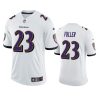 kyle fuller ravens jersey white vapor limited