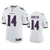 kyle hamilton ravens white vapor limited jersey