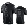 kyle pitts falcons reflective limited black jersey