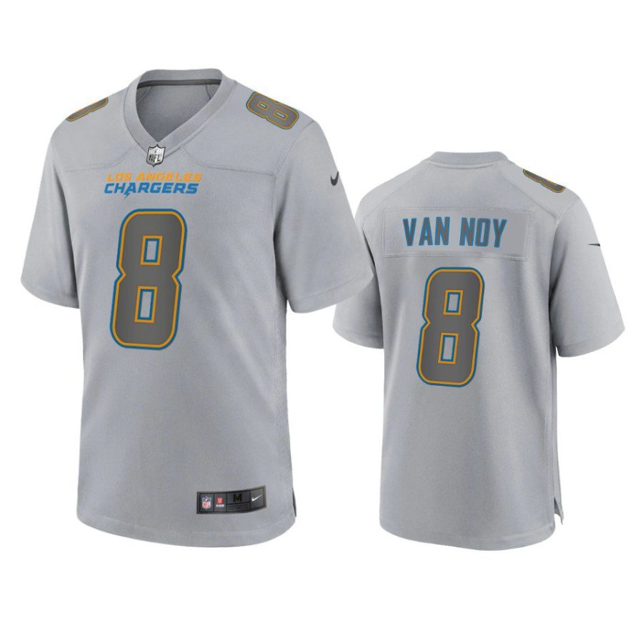 kyle van noy chargers atmosphere fashion game gray jersey