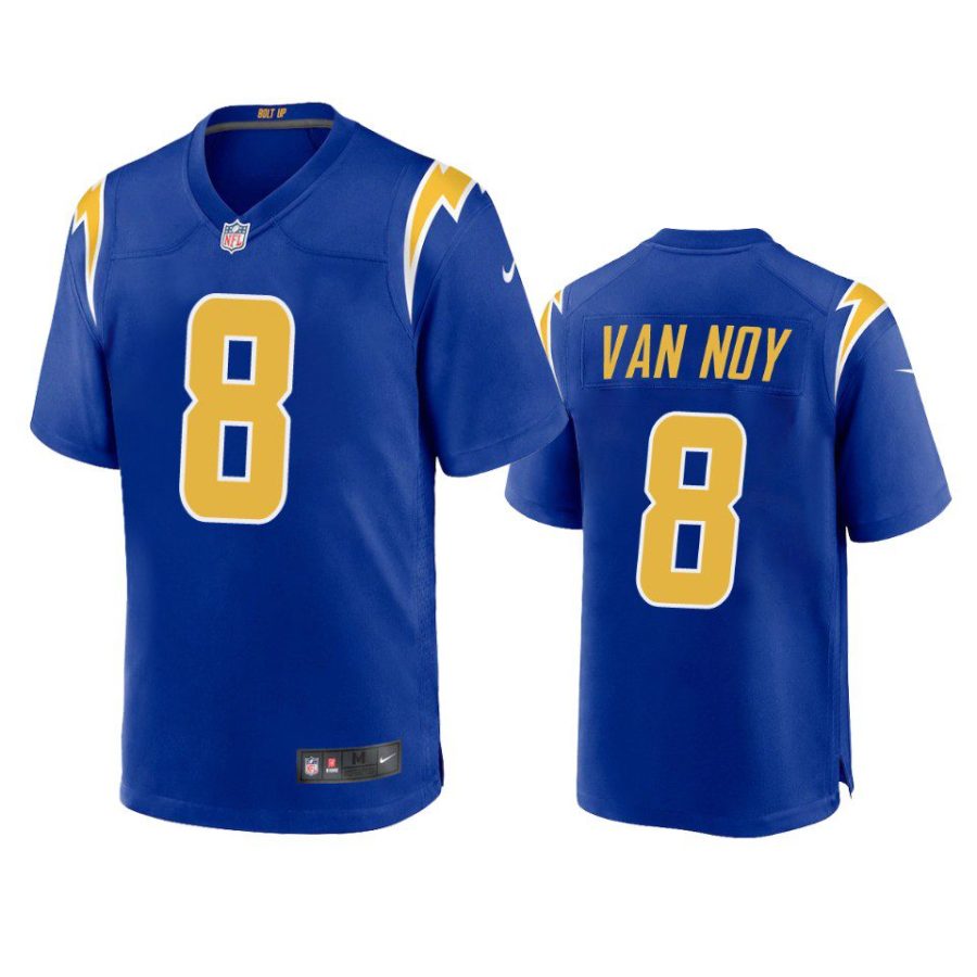 kyle van noy chargers royal alternate game jersey