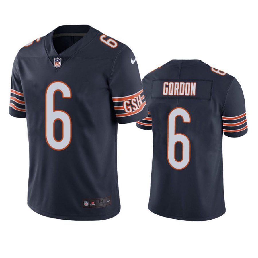 kyler gordon bears vapor limited navy jersey