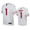 kyler murray game youth white jersey