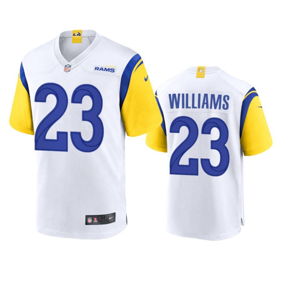 kyren williams rams alternate game white jersey