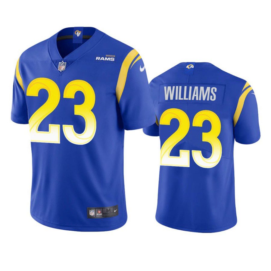 kyren williams rams vapor limited royal jersey