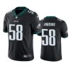 kyron johnson eagles vapor limited black jersey