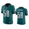 kyron johnson eagles vapor limited green jersey