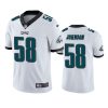 kyron johnson eagles vapor limited white jersey