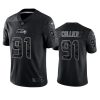 l.j. collier seahawks black reflective limited jersey