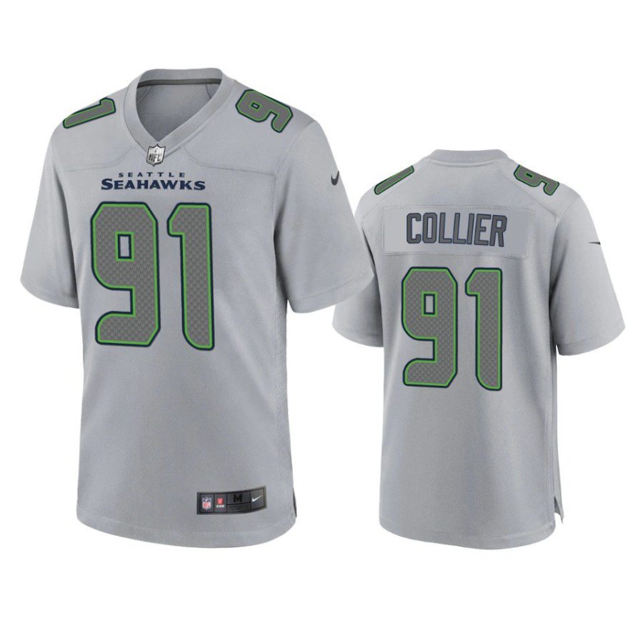 l.j. collier seahawks gray atmosphere fashion game jersey