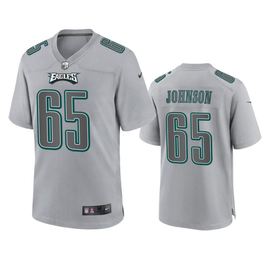 lane johnson eagles atmosphere fashion game gray jersey