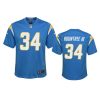 larry rountree iii game youth powder blue jersey