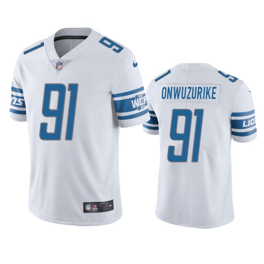 levi onwuzurike lions jersey white vapor limited