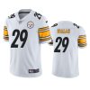 levi wallace steelers white vapor jersey