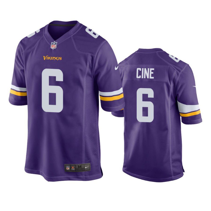 lewis cine vikings purple game jersey