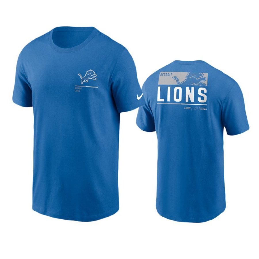 lions blue team incline t shirt