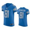 lions calvin johnson blue vapor elite jersey