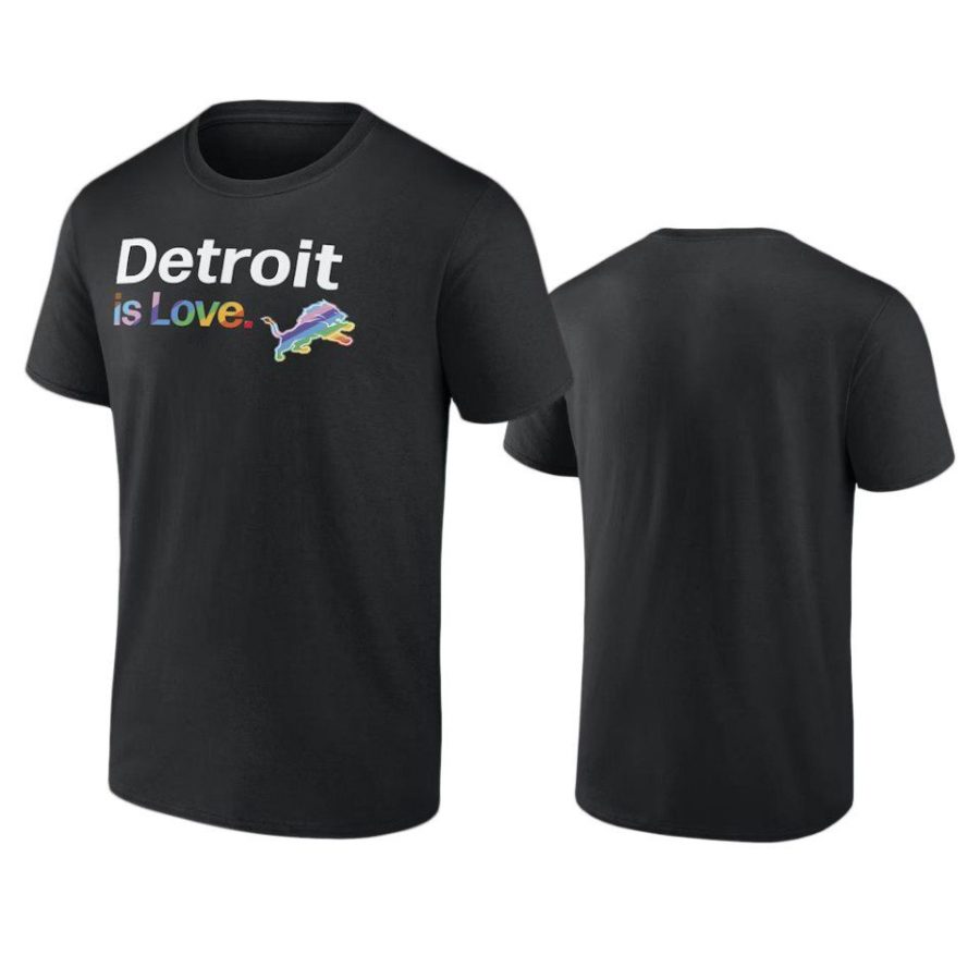 lions city pride black t shirt